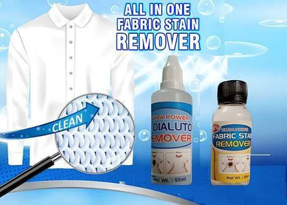 All-in-One Fabric Stain Remover 100ml (Pack of 2 Bottle 50ml Each)