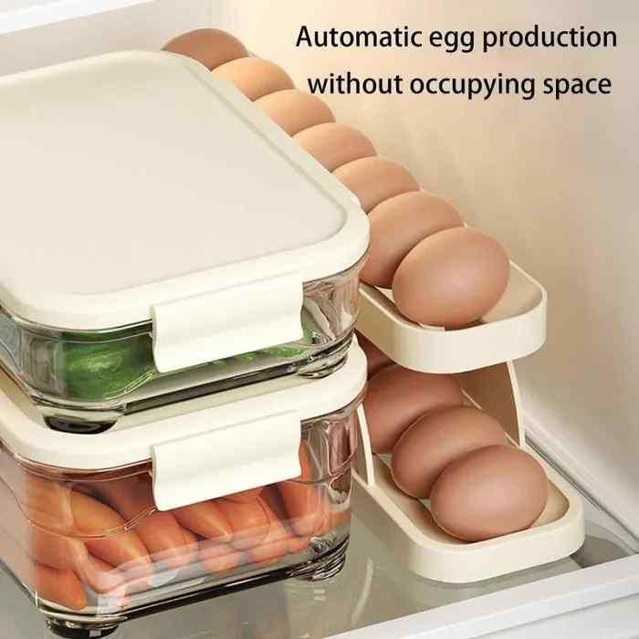 Egg Slide Display Rack