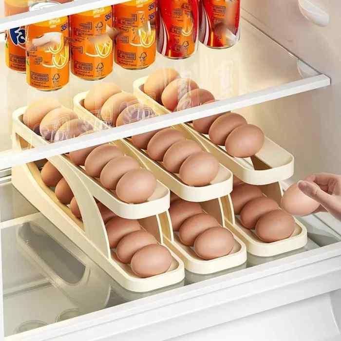 Egg Slide Display Rack