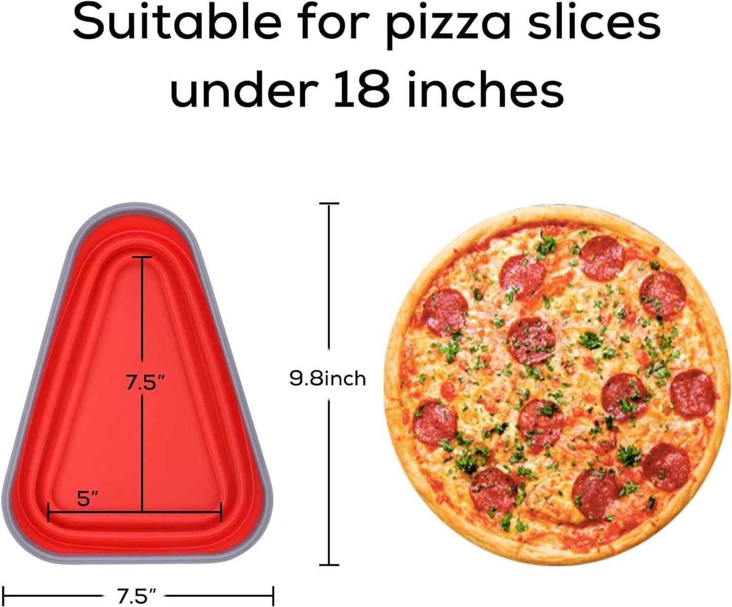 Pizza Slice box with 5 Serving Trays