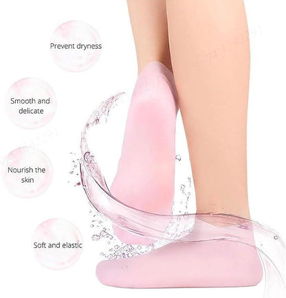 Silicone Gel Socks For Dry Cracked Feet